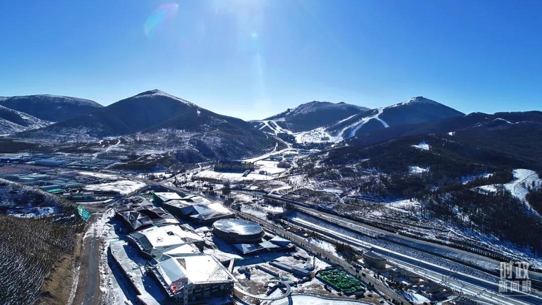 京張高鐵太子城站。（總臺央視記者楊新禹拍攝）