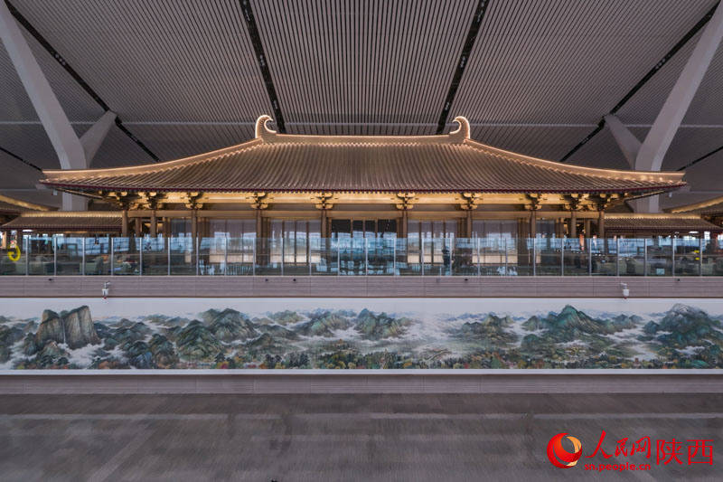 西部機(jī)場(chǎng)博物館外景。人民網(wǎng)記者 李志強(qiáng)攝