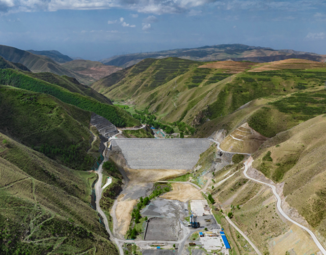 松多水庫(kù)。青海省水利廳供圖