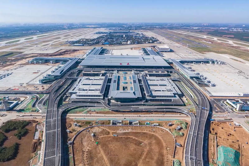 西安機(jī)場(chǎng)三期擴(kuò)建工程現(xiàn)場(chǎng)(建設(shè)單位供圖)