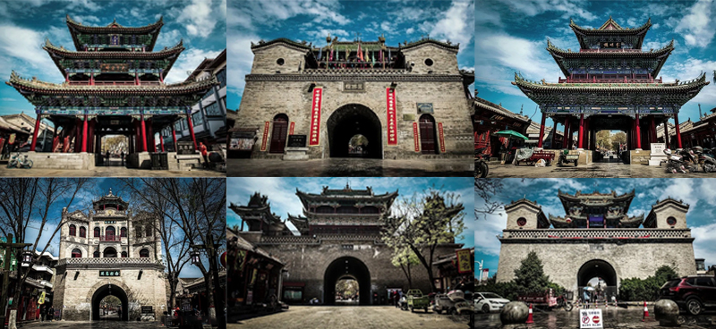 榆林古城“六樓騎街”。榆林市文旅局供圖